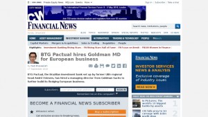BTG Pactual hires Charles Rosier for European business